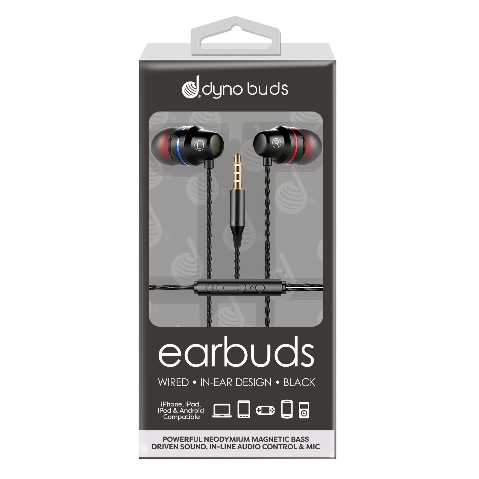 EARBUD W MIC - WIRE - BLACK - Image 2