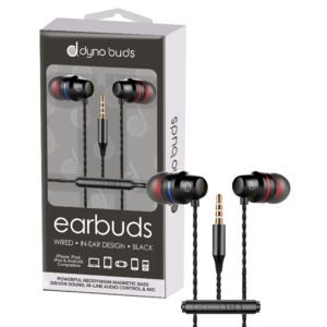 EARBUD W MIC - WIRE - BLACK