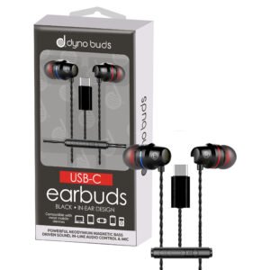 EARBUD  W MIC - WIRED USB C - BLK