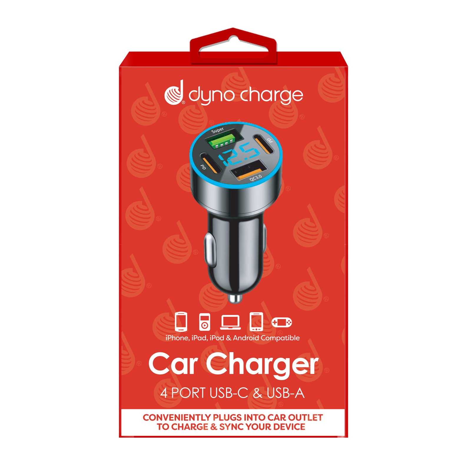 CAR CHARGER 4 PORT USB-C & USB-A #11008 - Image 2