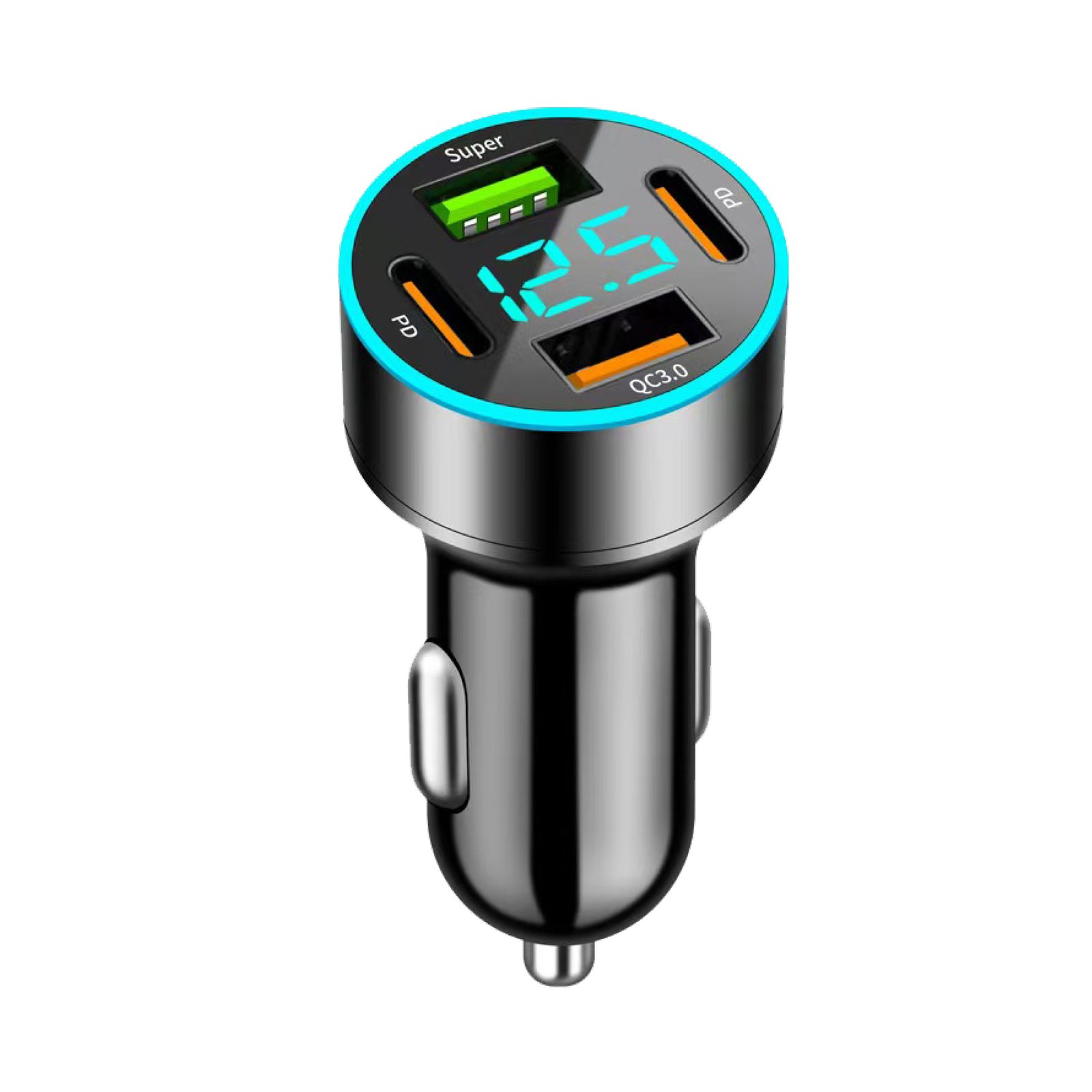 CAR CHARGER 4 PORT USB-C & USB-A #11008 - Image 3
