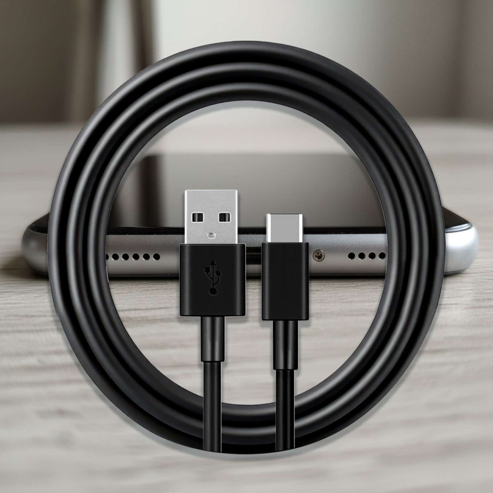 USB A TO C CABLE 6' BLK - Image 5