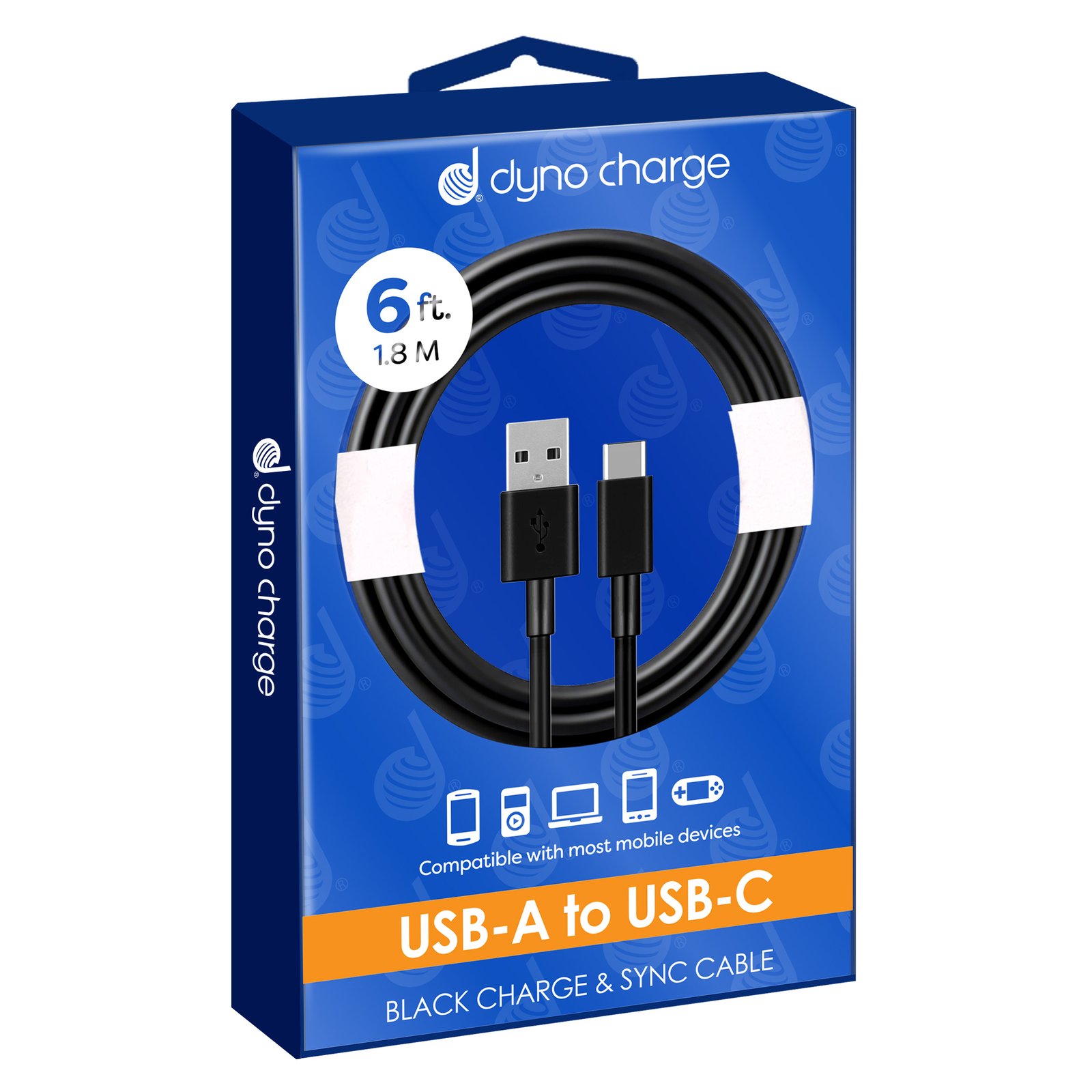 USB A TO C CABLE 6' BLK - Image 3