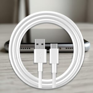 USB A TO C CABLE 6' WHITE