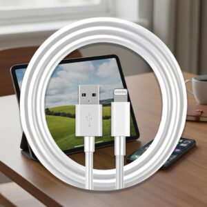 USB A TO LIGHTNING 10' WHITE