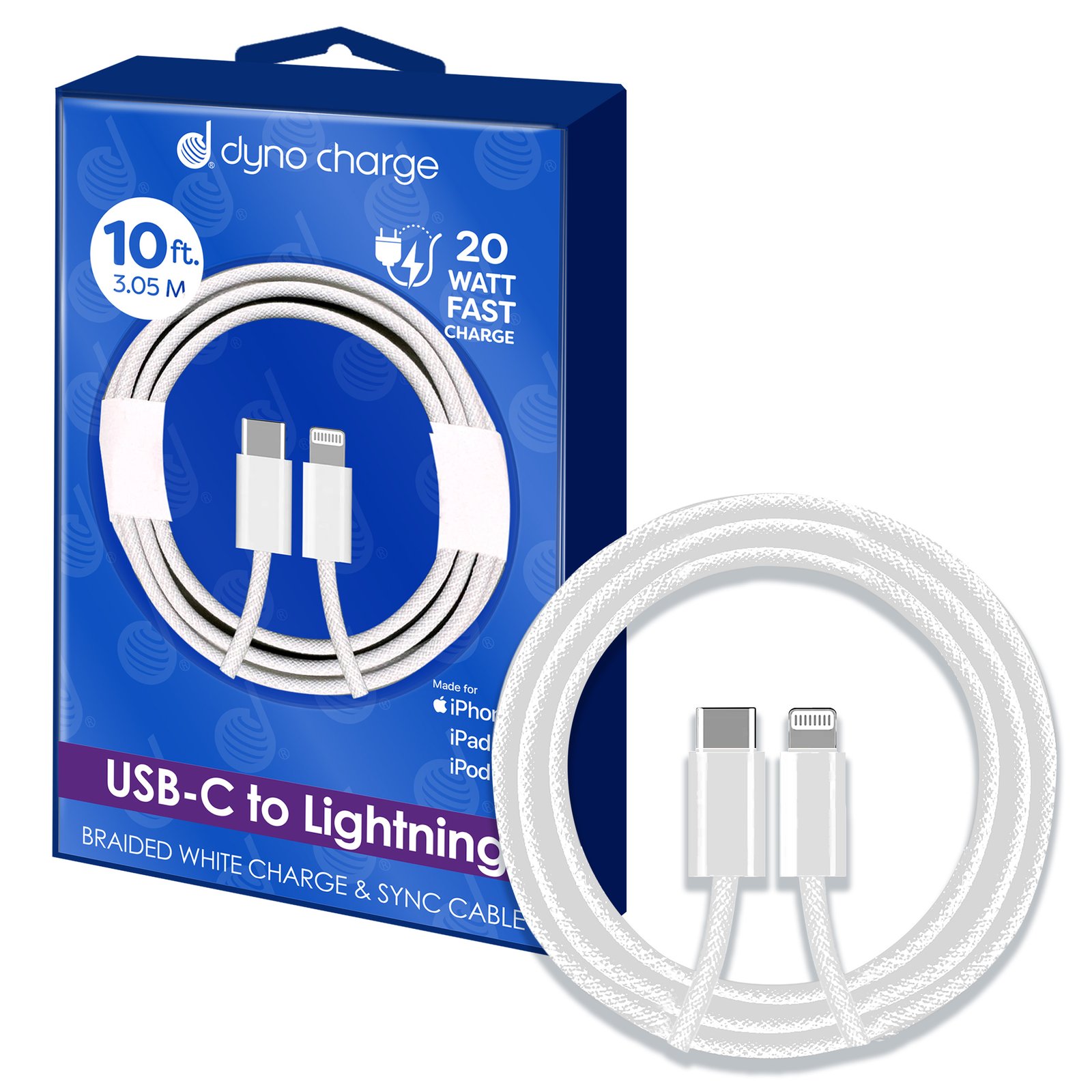 USB C TO LIGHTNING 10' 20W WHITE - Image 5