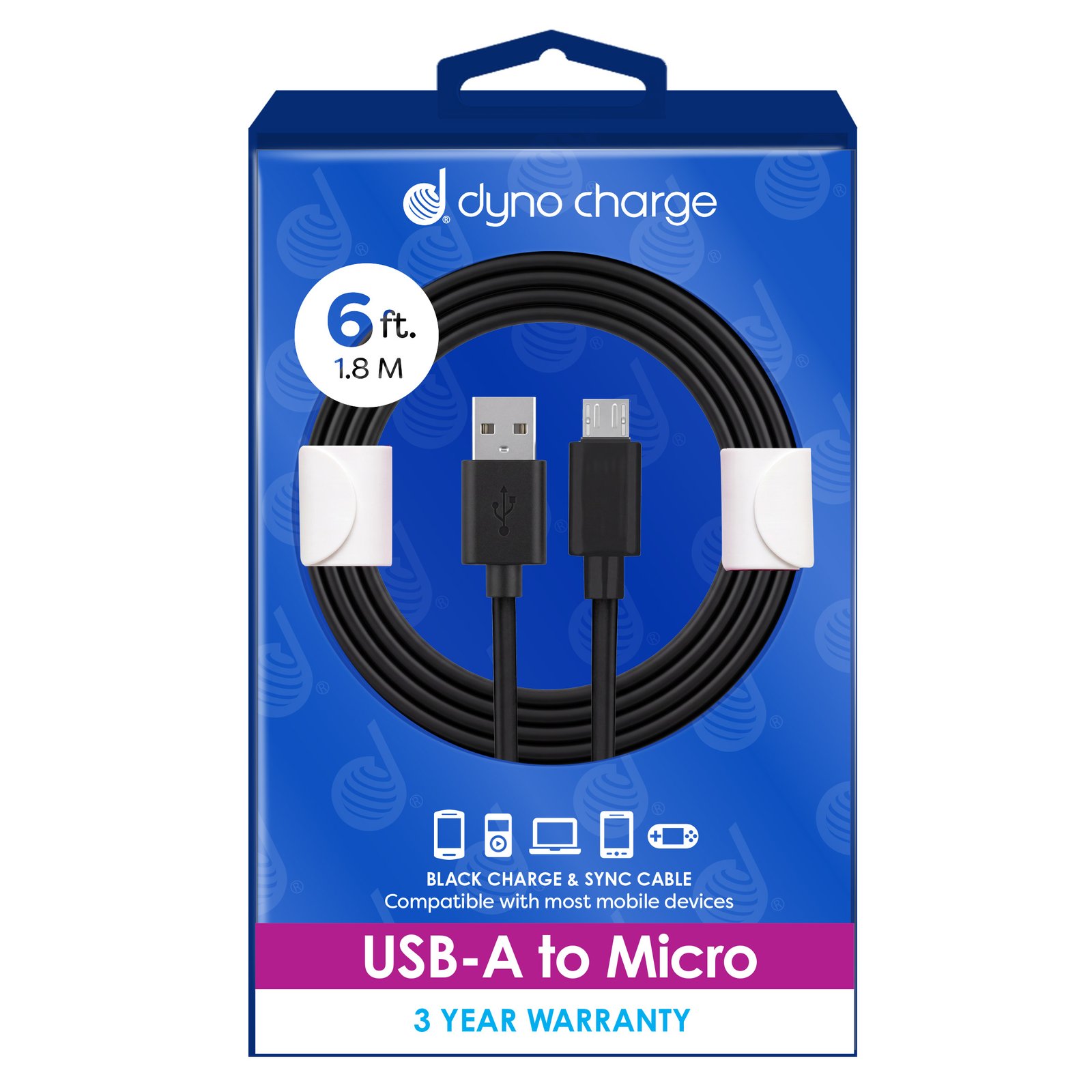 MICRO TO USB A 6' BLK #82503 - Image 2