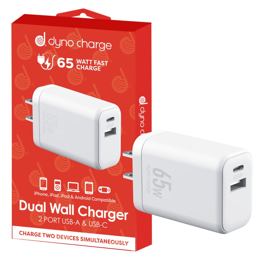 Dual Wall Charger 2Port USB-A & USB-C #11007